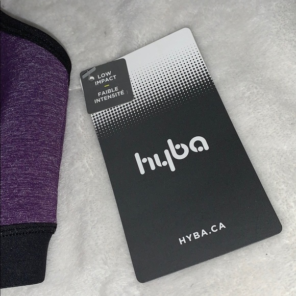 NWT Hyba Purple Lightly Lined Sports Bra - Picture 9 of 13